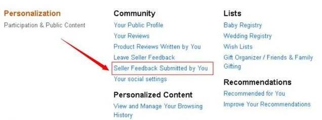 Seller Feedback Submitted By You Seller Feedback Submitted By You